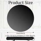 Pullcrease Portable Dance Floor Smooth Ballet Vinyl 33 Inch  Black 
