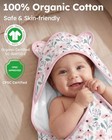 Hooded Baby Towels For Newborn 100  Organic Cotton Baby Bath Towel With Hood    