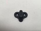 Marine Boat Canoe Kayak 4 Pcs Black Pom Double Hole Lashing Hook 0 15  Hole Size