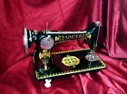 Antique Vintage Singer 66k Lotus Decorative Sewing Machine Serviced Rare Decals