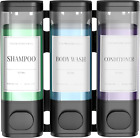3-chamber Wall Mounted Shower Soap Dispenser Conditioner 3 300ml For Bathroom