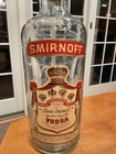 Early Rare Ca 1960 Smirnoff Vodka 1 Gallon Glass Bottle W pump    fed Law Prohibit