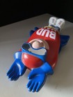      Rare  Vtg Bud Man Budweiser Budman Super Hero Beer Tap Handle Craft Figural
