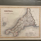 Antique Map Of Cornwall By Joshua Archer 1840