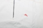 Tommy Bahama Nassau Half Zip Pullover Sweater Sweatshirt Coconut Nassau White