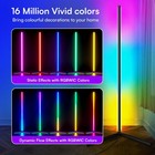 Led Corner Lamp  Rgb Corner Floor Lamp With App And Remote Control