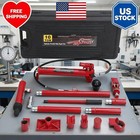 10 Ton Power Hydraulic Jack Kit - Heavy Duty Frame Repair   Straightening Porta