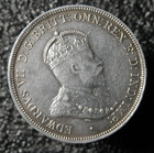 1910 Silver Florin - Striated Rim Planchet Flaw  rev  2 30  - As-struck    T10