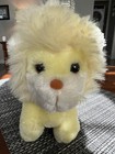 Vtg Eden Toys Yellow Lion Plush Wind Up Musical Motion Tested   Works   born Free   