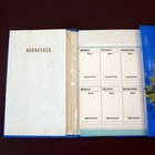 Vintage1970 s Mid Century Address Book  Memo Pad And Calendar