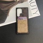 For Samsung Galaxy S25 Ultra S24 S23 S22  Card Holder Hard Phone Back Case Cover