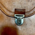 Vintage Canoa Crossbody Tan Brown Leather Pouch Phone Wallet 80s
