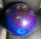 Used Hammer Dark Web Hybrid Reactive Bowling Ball  Blue purple black  15lb  k 
