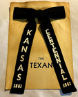 Kansas Centennial Bowtie 1861 - 1961 Black Bow Tie Collectible - Never Worn