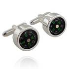 Working Compass Cufflinks - 925 Sterling Silver Men s Unique Elegant Cuff Links