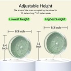 8 3 Inch Silent Hamster Wheel Large Pet Exercise Running Toy Green Color