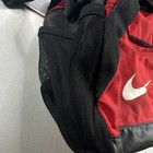 Nike Brasilia Small Red black Duffle Gym Bag Zip 3 Pockets Adjustable Strap