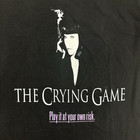 Vtg Crying Game Shirt Large Play At Your Own Risk Movie Promo 90s Single Stitch