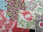 Best 200 Vintage Feedsack Fabric Quilt Squares Flour Sack Material 40s Mixed Lot