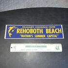 Vintage Rehoboth Beach Delaware Tourist Bumper Sticker