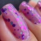      Color Street Purple Sets 100  Nail Polish Strips Wrap Nib Htf Glitter Prince