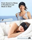  Sleep Headphones Bluetooth 5 4 Headband  Sports Wireless Earphones Sweat Black