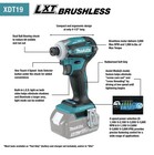 Makita Xt288t   18v Lxt   Lithium-ion Brushless Cordless 2-pc  Combo Kit