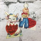 Vintage School Valentines Cards Childrens 1950   s Ephemera Clip Art Lot Of 7