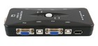 Usb 2 0 4 Port Vga Kvm Switcher For 4 Laptop Pcs Share A Mouse Keyboard Monitor