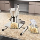 Manual Feeding Funnel With Support Stand Stainless Steel Filling Package Hopper
