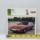 1980-1987 Tvr Tasmin 280i Car Photo Spec Card 1981 1982 1983 1984 1985 1986