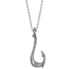 Disney X Rocklove New  moana  Maui Hook Pendant Necklace - Sterling Silver