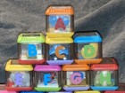Fisher Price Alphabet Peek-a-blocks Sensory Blocks-set Of 26 Blocks