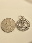 Chanel Silver Tone Zipper Pull Button Stamped Charm
