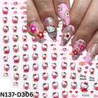 Cute Hello Kitty Nail Art Stickers     Diy Nail Decoration