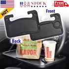 Car Steering Wheel Tray Desk Two Sided For Laptop Drink Food Work Table Holder