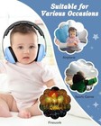  2-in-1 Baby Earmuffs Noise Protection  Infant Noise Cancelling Blue