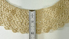Lovely  Tatted Vintage antique Tatting Lace Collar Small Stain On Backside