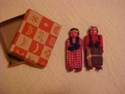 Native American Indian Couple  1940s Souvenir  Original Box