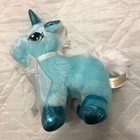 Dan Dee Collectors Choice 8  Turquoise Blue Unicorn Plush