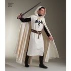 Sewing Pattern Knight Cape Os  one Size 