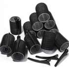 12pcs Self Grip Hair Rollers Set Heatless Hair Curlers   Clips Pro Styling Tools