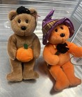 Rare Ty Halloweenie Beanies Lot Of 2 Hocus   Pocus Htf