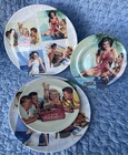 Vintage Coca-cola Melamine Plates 8 5   11    Made In 2002  Pattern From 1950