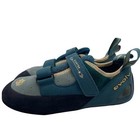 Evolv Womens Rock Climbing Shoes Elektra Size 7 Blue Flat Anti-odor Athletic