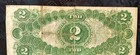 1917 Circulated Large Size  2 Legal Tender Note Red Seal United States Banknote