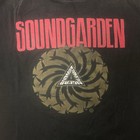Vintage 90s Soundgarden Badmotorfinger Graphic Black T-shirt 1991 Xl 100  Cotton