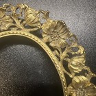 Vintage Matson 24k Gold Plated Oval Picture Frame 6  Made In The Usa Please Read