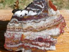Tcr Noriega Crazy Lace Agate jasper lapidary Rough Slab 157 Grams