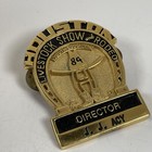 Houston Livestock Show And Rodeo Pin 1984 Youth Education Director Pin Badge 